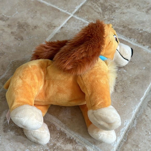 Disney Lady and The Tramp 12” x 12” Plush Lady Dog Stuffed Animal EC - Picture 6 of 6